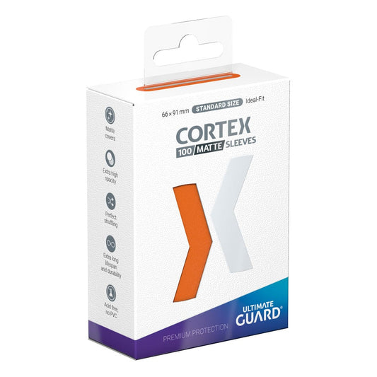 Ultimate Guard Cortex Sleeves Standardgröße Matt-Orange (100) - Versand: 5-7 Tage nach Bestellung