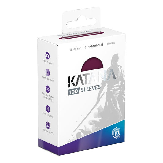 Ultimate Guard Katana Sleeves Standardgröße Radiant Plum (100) - Versand: 5-7 Tage nach Bestellung