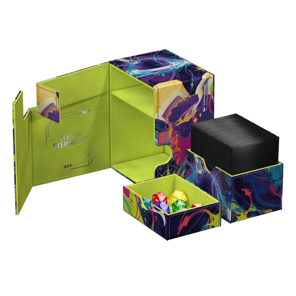 Ultimate Guard Flip'n'Tray 133+ Xenoskin Magic: The Gathering "Edge of Eternities" - Haliya and Tezzeret - Versand: 5-7 Tage nach Bestellung