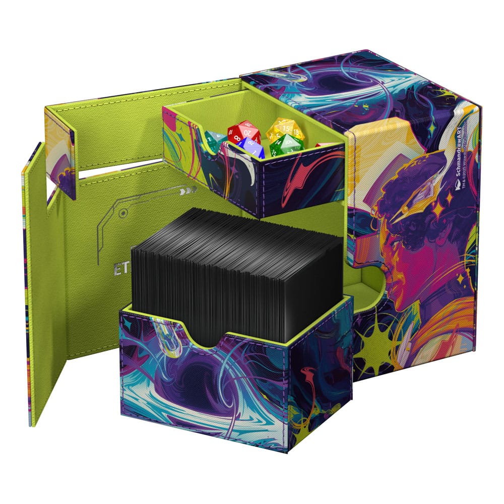 Ultimate Guard Flip'n'Tray 133+ Xenoskin Magic: The Gathering "Edge of Eternities" - Haliya and Tezzeret - Versand: 5-7 Tage nach Bestellung