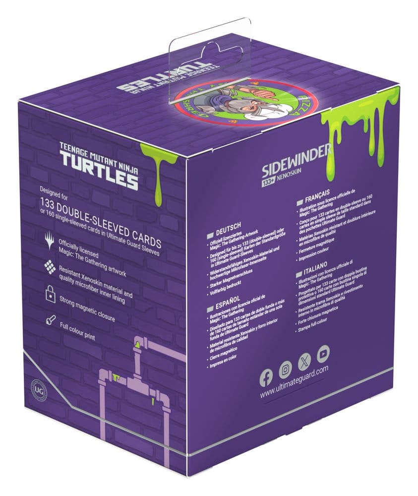 Ultimate Guard Sidewinder 133+ Xenoskin Magic: The Gathering | Teenage Mutant Ninja Turtles - Pizza Box - Versand: 7 Tage nach Bestellung