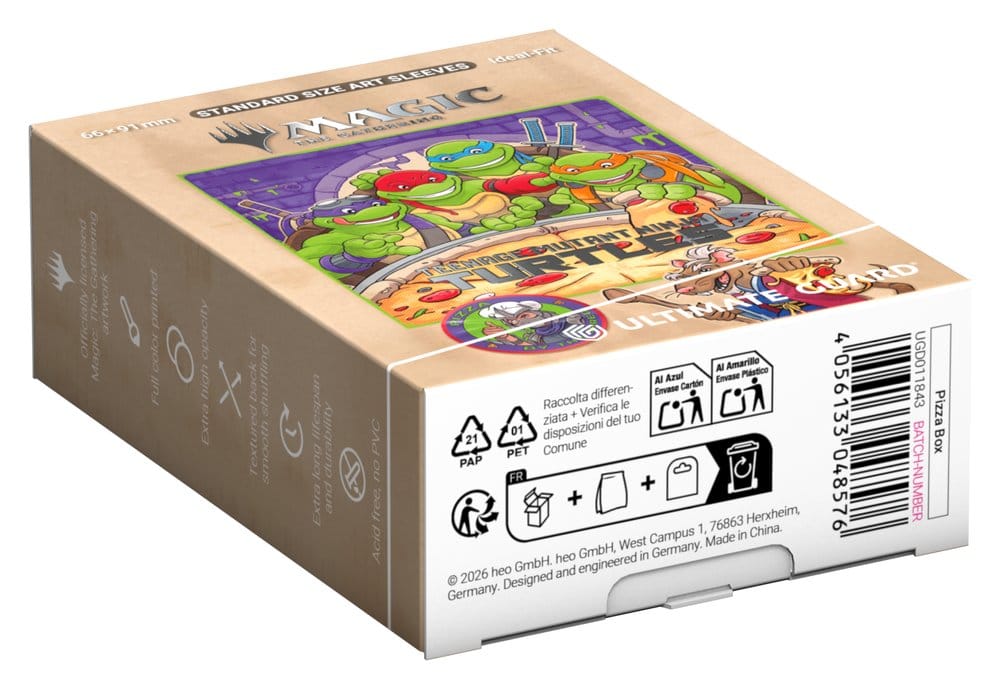 Ultimate Guard Art Sleeves Magic: The Gathering | Teenage Mutant Ninja Turtles - Pizza Box - Versand: 7 Tage nach Bestellung