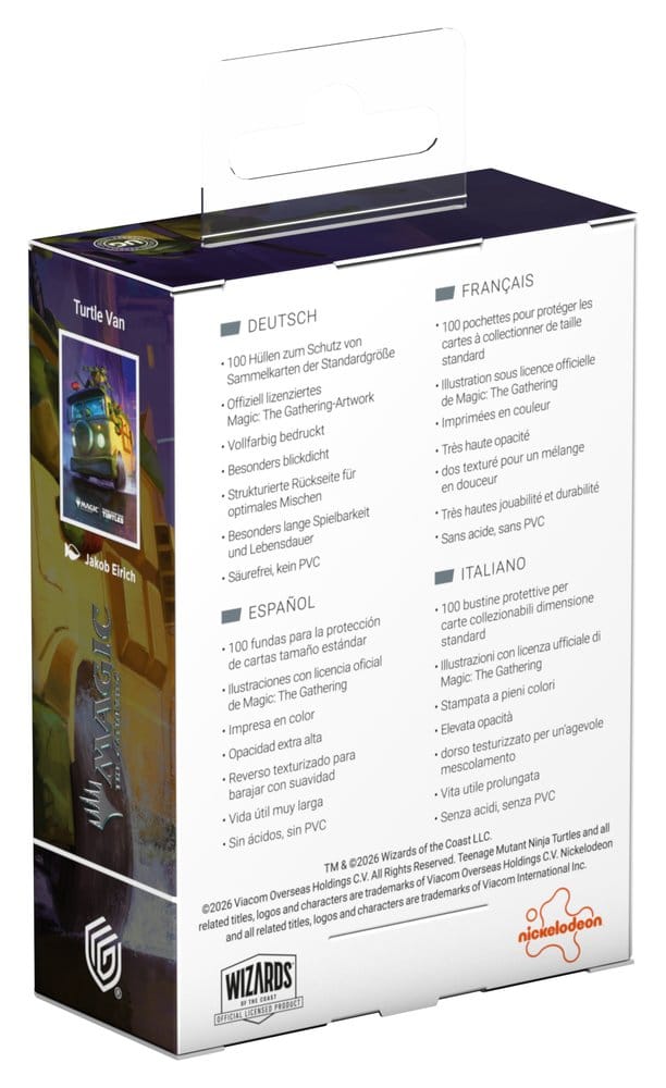 Ultimate Guard Art Sleeves Magic: The Gathering | Teenage Mutant Ninja Turtles - Turtle Van - Versand: 7 Tage nach Bestellung