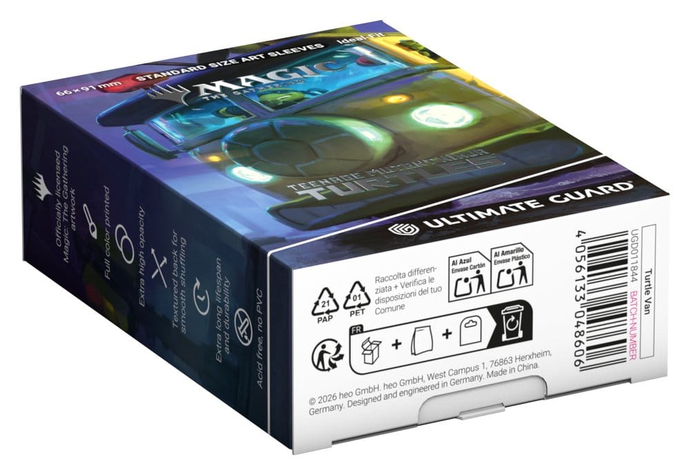 Ultimate Guard Art Sleeves Magic: The Gathering | Teenage Mutant Ninja Turtles - Turtle Van - Versand: 7 Tage nach Bestellung