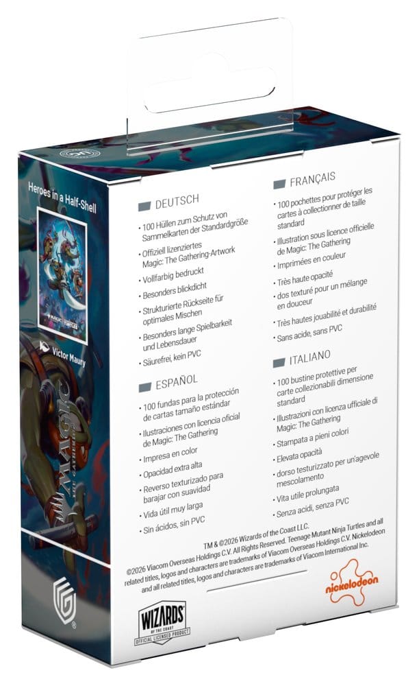 Ultimate Guard Art Sleeves Magic: The Gathering | Teenage Mutant Ninja Turtles - Heroes in a Half Shell - Versand: 7 Tage nach Bestellung