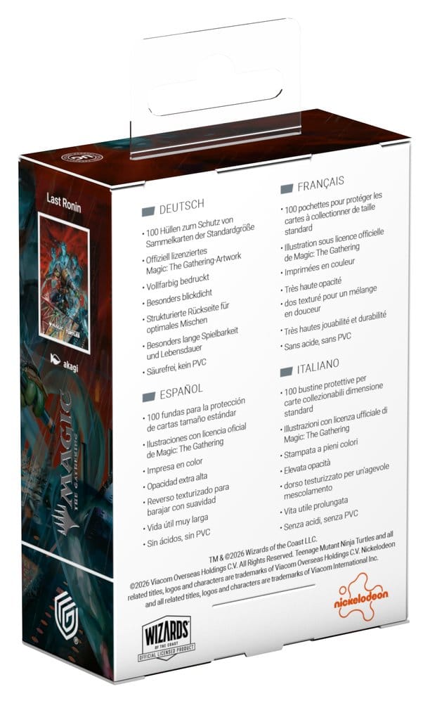 Ultimate Guard Art Sleeves Magic: The Gathering | Teenage Mutant Ninja Turtles - Last Ronin - Versand: 7 Tage nach Bestellung
