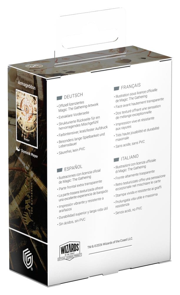 Ultimate Guard Art Sleeves Magic: The Gathering "Secrets of Strixhaven" - Armageddon - Versand: 7 Tage nach Bestellung