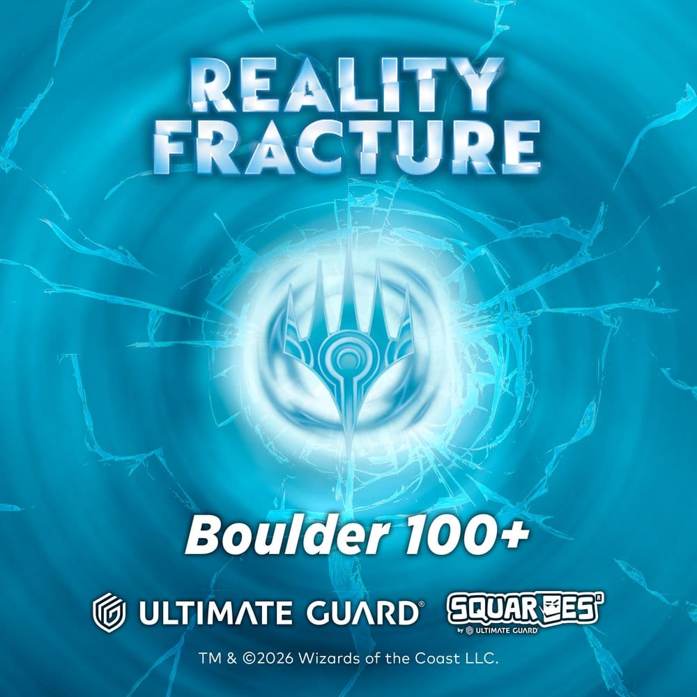 Ultimate Guard RTE Boulder 100+ Magic: The Gathering "Reality Fracture" - Blue Uncommon / Red Uncommon - Preorder - ETA: 18.09.2026