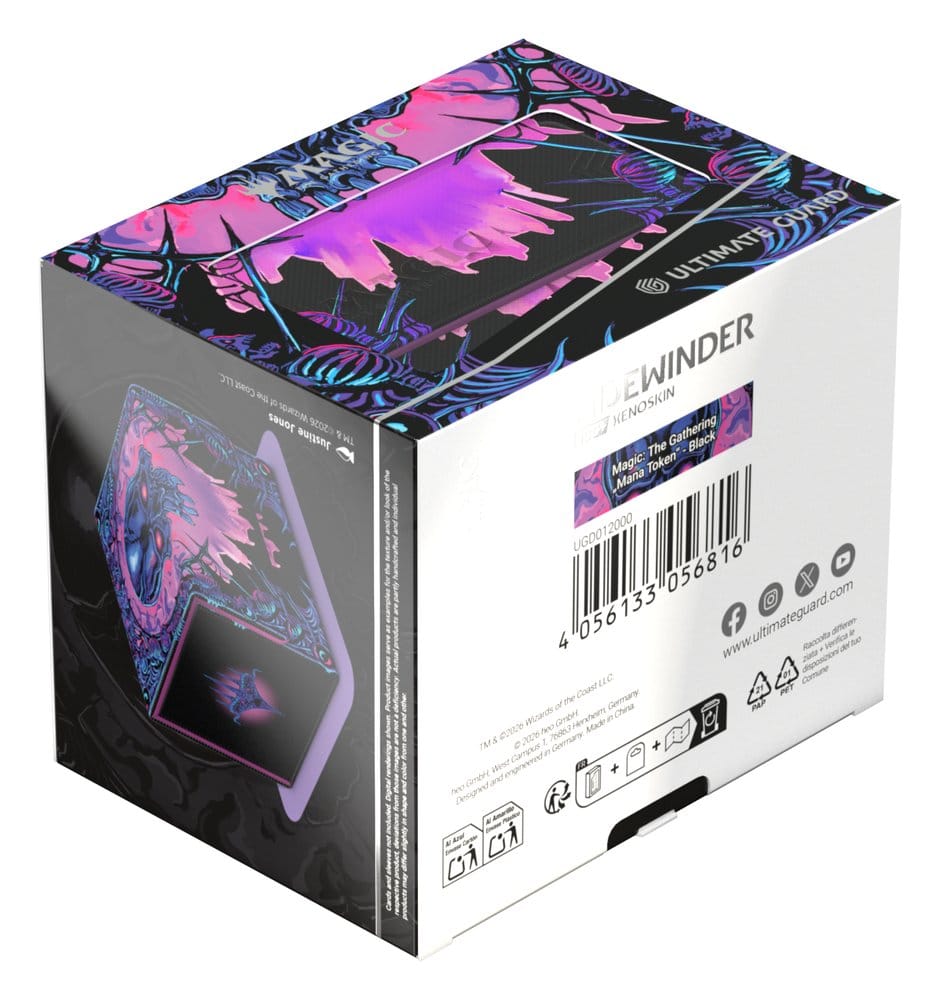 Ultimate Guard Sidewinder 100+ Xenoskin Magic: The Gathering  "Mana Token" - Swamp - Preorder - ETA: 22.10.2026
