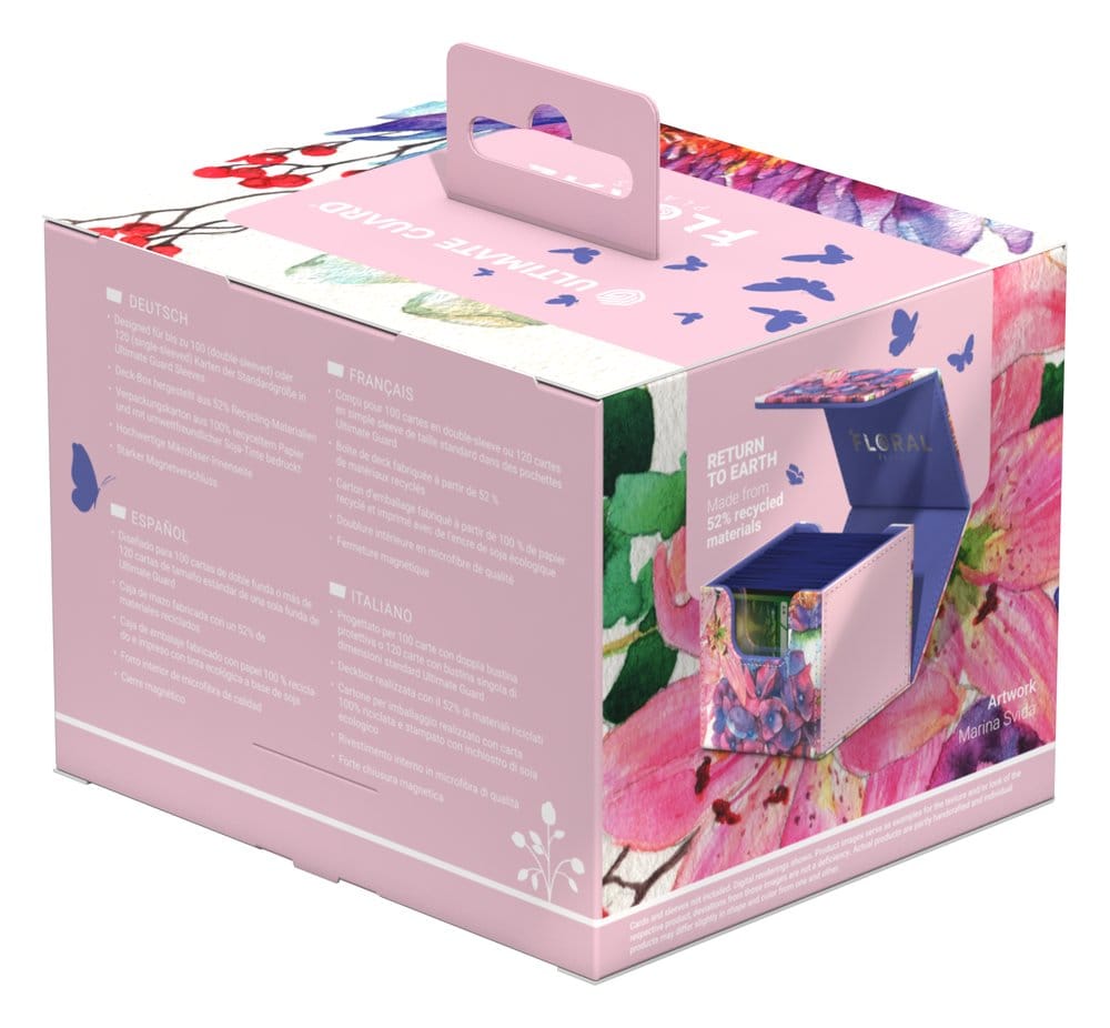 Ultimate Guard Sidewinder 100+ Xenoskin "Floral Places" - Lotus Bloom - Preorder - ETA: 19.11.2026