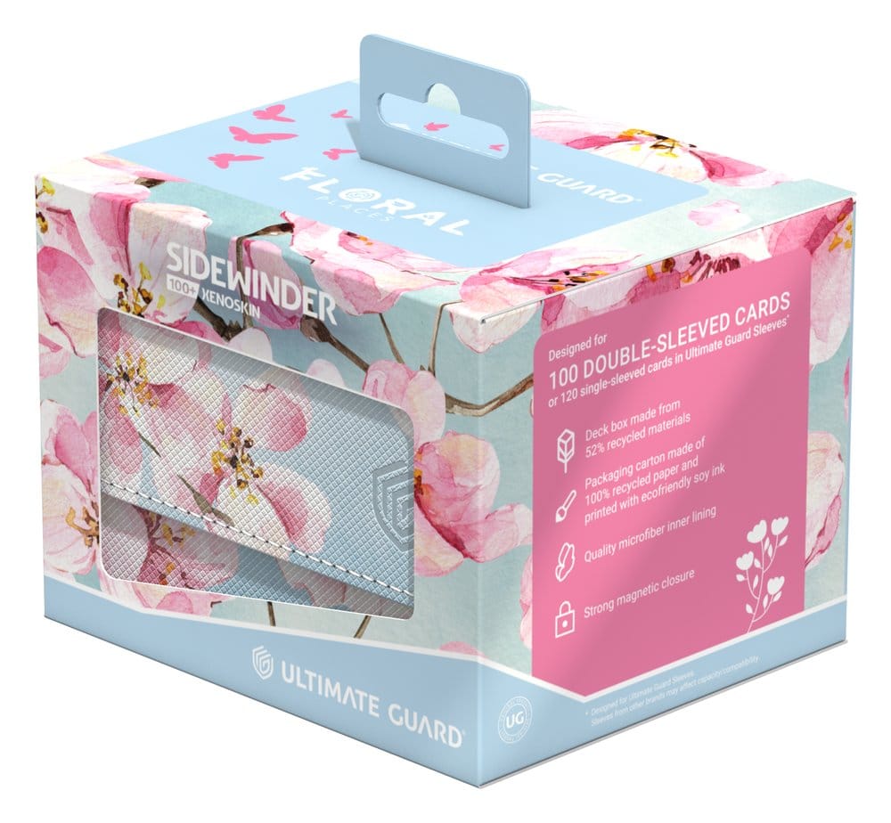 Ultimate Guard Sidewinder 100+ Xenoskin "Floral Places" - Cherry Blossom - Preorder - ETA: 19.11.2026