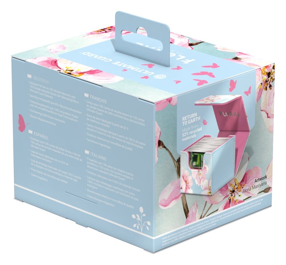 Ultimate Guard Sidewinder 100+ Xenoskin "Floral Places" - Cherry Blossom - Preorder - ETA: 19.11.2026