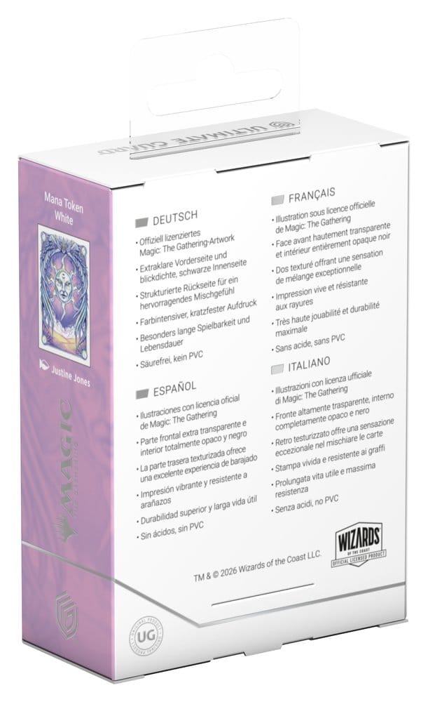 Ultimate Guard Art Sleeves Magic: The Gathering  "Mana Token" - Plains - Preorder - ETA: 22.10.2026