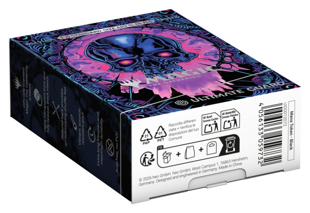 Ultimate Guard Art Sleeves Magic: The Gathering  "Mana Token" - Swamp - Preorder - ETA: 22.10.2026