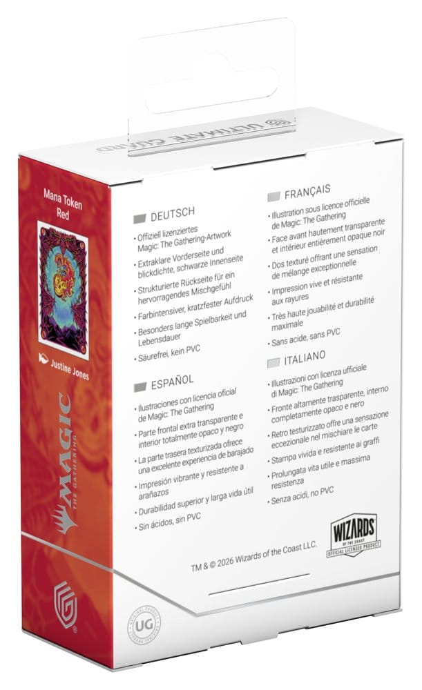Ultimate Guard Art Sleeves Magic: The Gathering  "Mana Token" - Mountain - Preorder - ETA: 22.10.2026