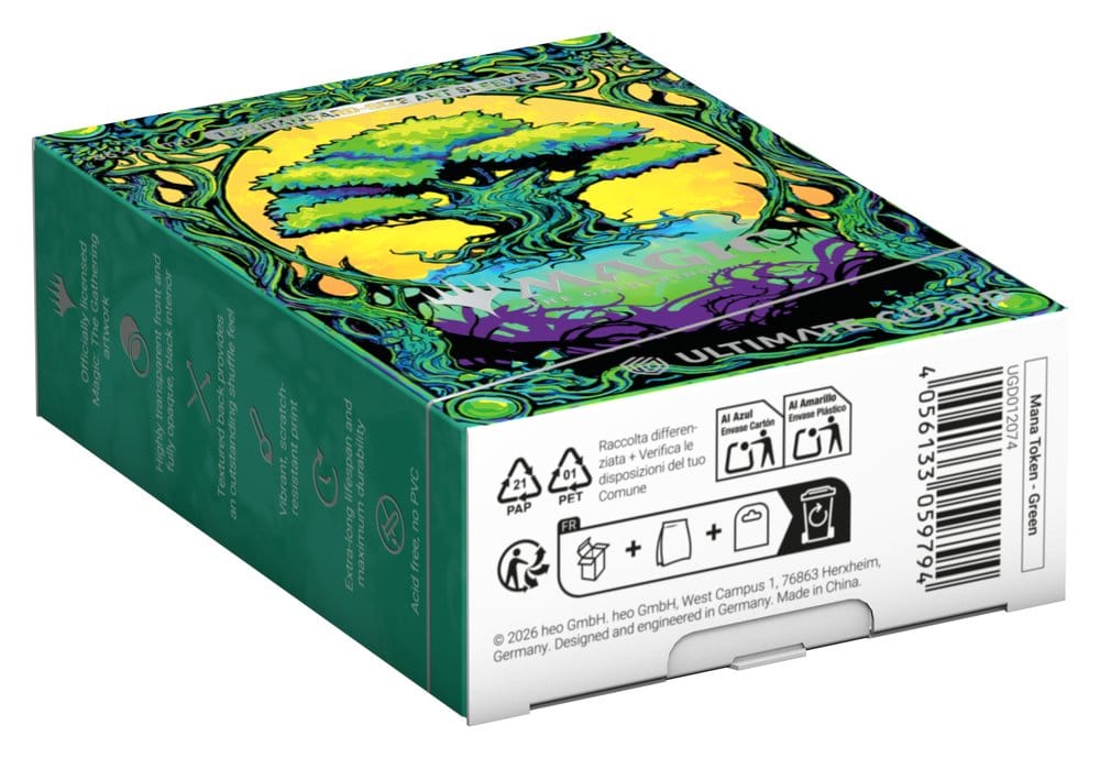 Ultimate Guard Art Sleeves Magic: The Gathering  "Mana Token" - Forest - Preorder - ETA: 22.10.2026