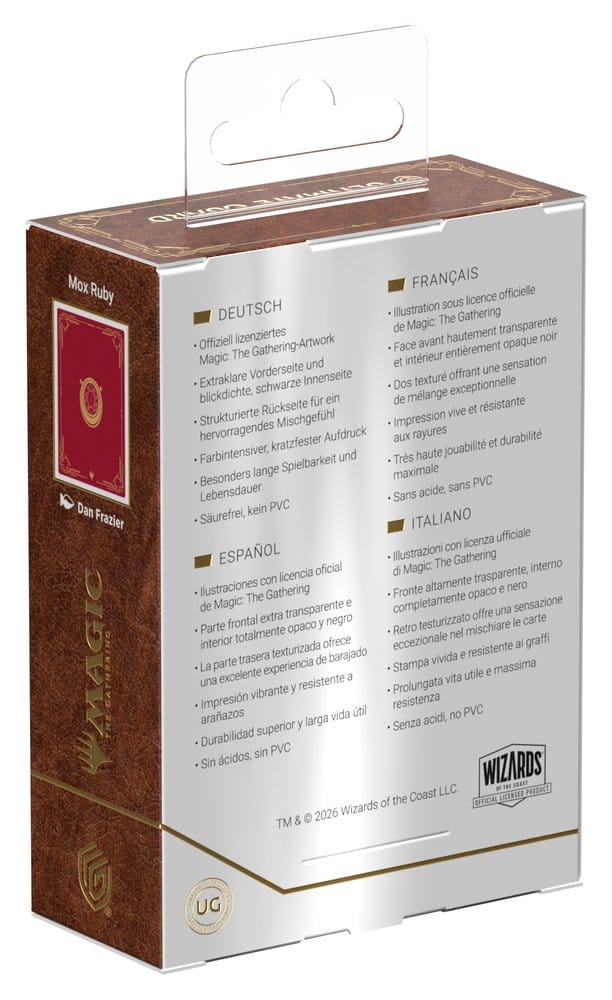 Ultimate Guard Art Sleeves Magic: The Gathering "Mox Collection" - Ruby - Preorder - ETA: 13.11.2026