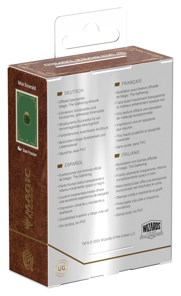 Ultimate Guard Art Sleeves Magic: The Gathering "Mox Collection" - Emerald - Preorder - ETA: 13.11.2026