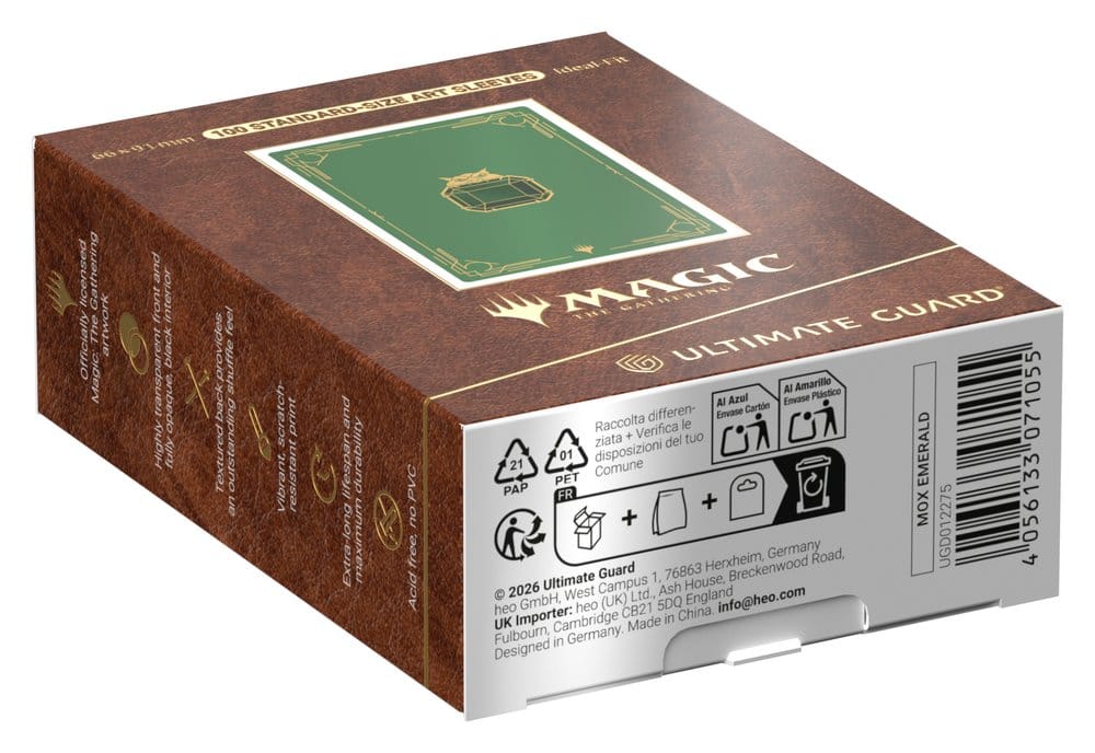 Ultimate Guard Art Sleeves Magic: The Gathering "Mox Collection" - Emerald - Preorder - ETA: 13.11.2026
