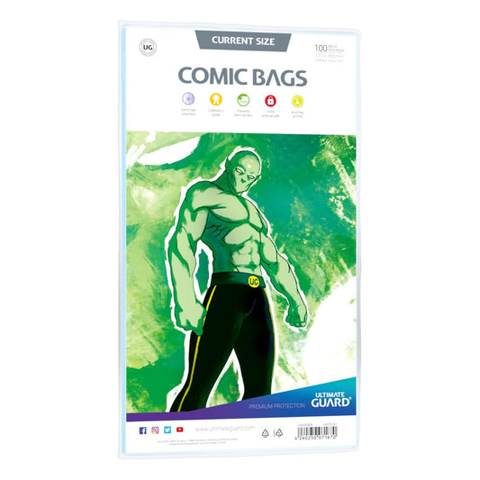 Ultimate Guard Comic Bags Current Size (100) - Versand: 5-7 Tage nach Bestellung