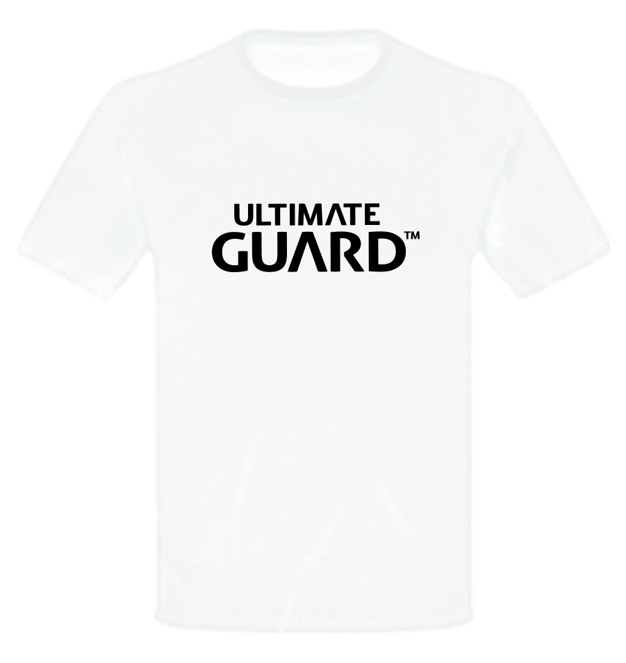 Ultimate Guard T-Shirt Wordmark Weiß Größe XXL - Versand: 5-7 Tage nach Bestellung