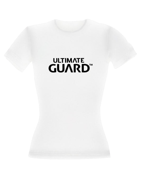 Ultimate Guard Girlie T-Shirt Wordmark Weiß Größe XS - Versand: 7 Tage nach Bestellung
