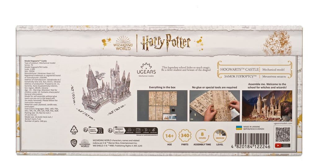 Harry Potter 3D-Holzpuzzle Schloss Hogwarts - Preorder - ETA: 25.09.2026