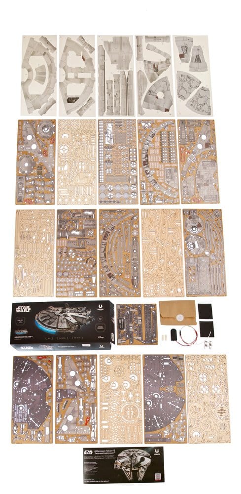 Star Wars 3D-Holzpuzzle Millennium Falcon - Preorder - ETA: 25.09.2026