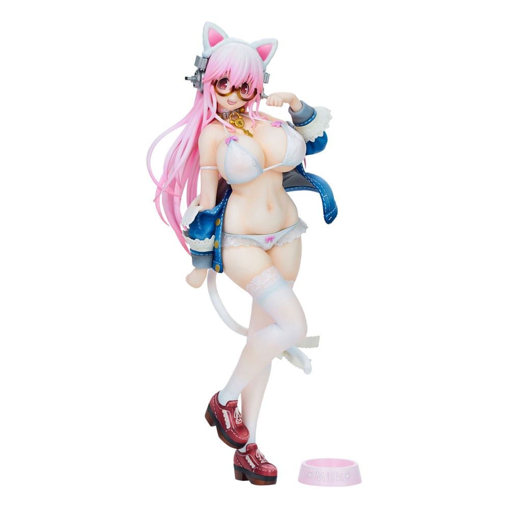 Super Sonico PVC Figur White Cat Ver. (Reissue) 27 cm - Preorder - ETA: 25.08.2027