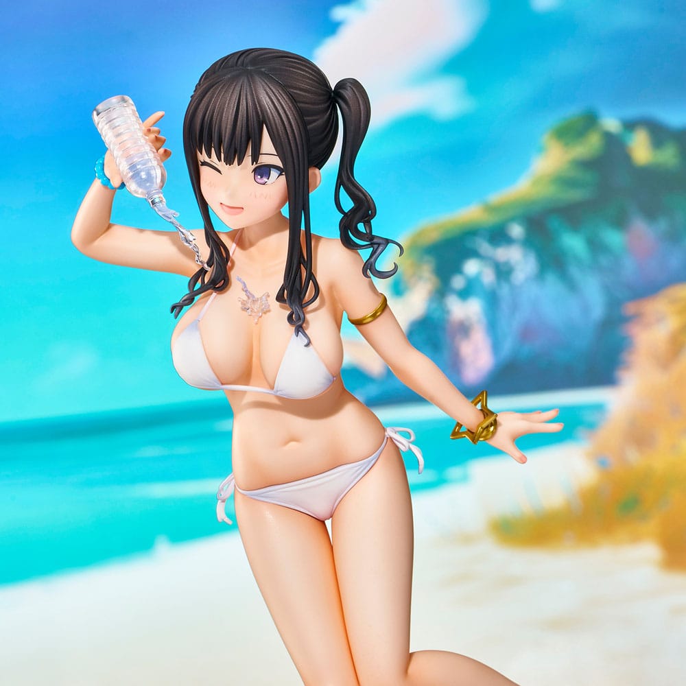 Original Illustration PVC Statue Kaede Illustration Miyuki Sasaki Summer Cloud White Bikini Ver. 25 cm - Versand: 5-7 Tage nach Bestellung