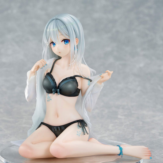 Original Character PVC Statue 1/7 Silver-Haired Girl Sky Blue Morning Special Outfit Ver. by Fuumi Illustration 16 cm  - Preorder - ETA: 14.12.2025