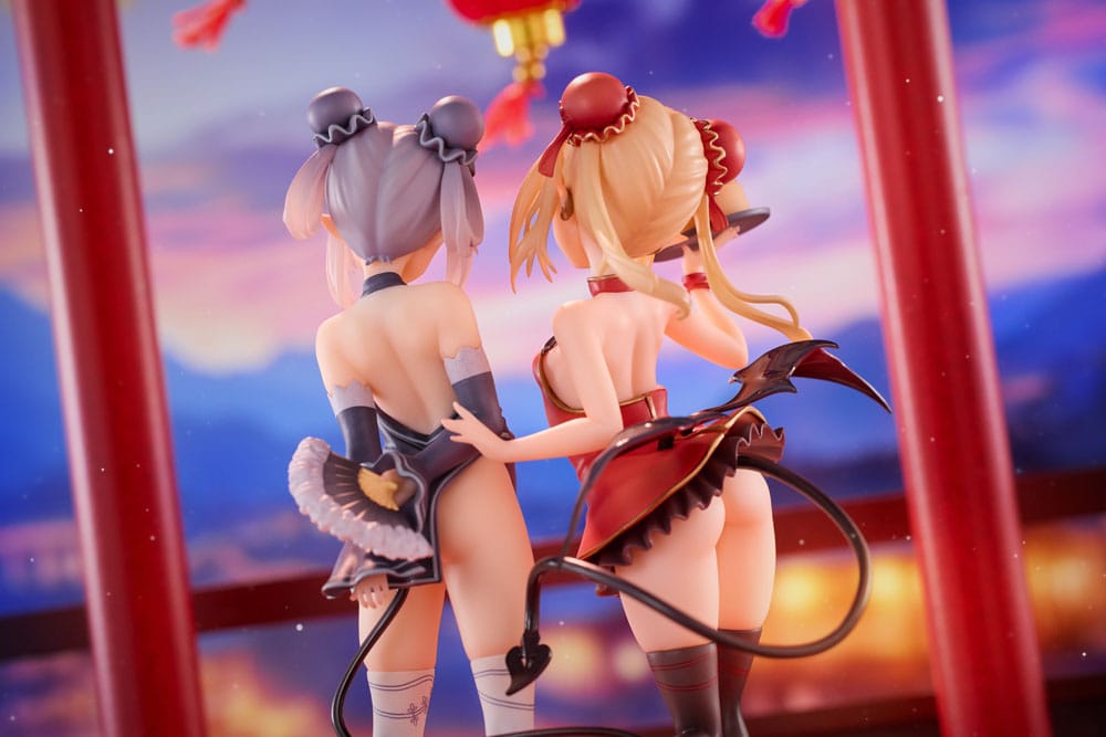 Original Character PVC Statuen 1/8 Tamano Kedama Tiffany & Chloe 16 cm   - Versand: 5-7 Tage nach Bestellung