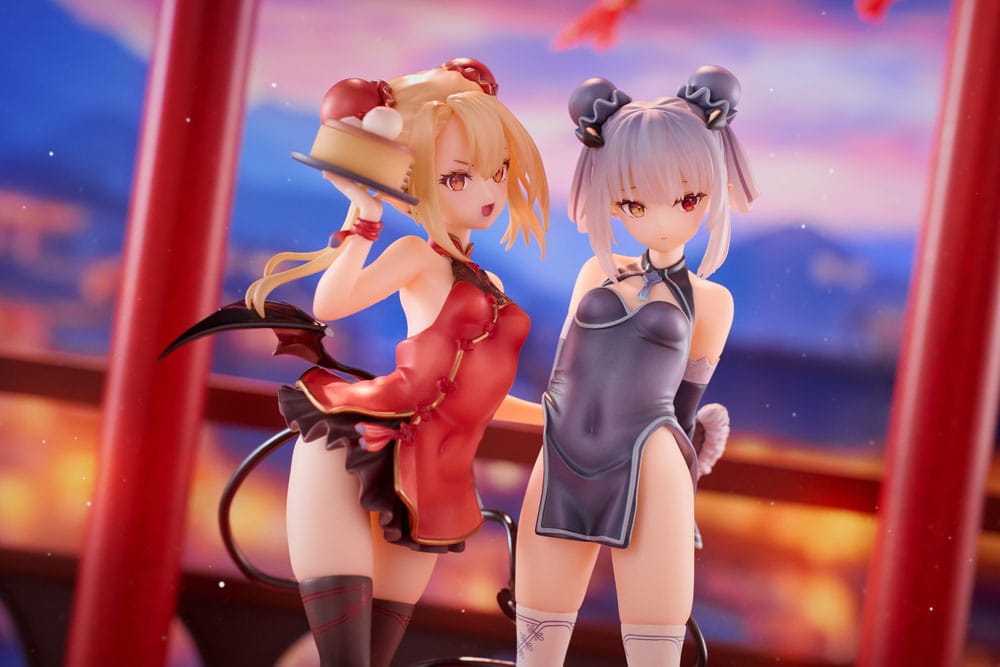 Original Character PVC Statuen 1/8 Tamano Kedama Tiffany & Chloe 16 cm   - Versand: 5-7 Tage nach Bestellung