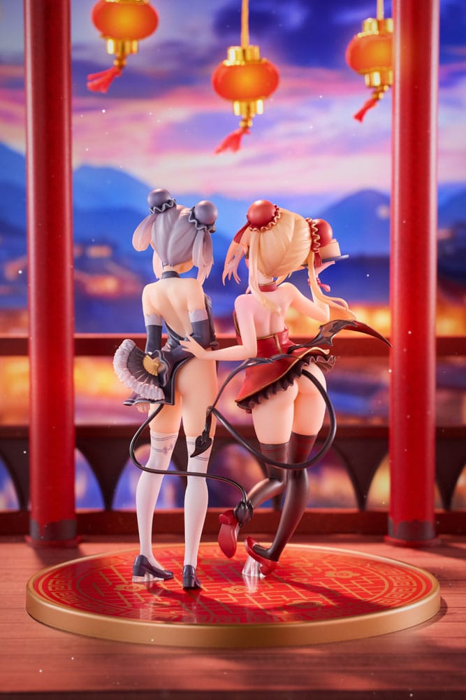 Original Character PVC Statuen 1/8 Tamano Kedama Tiffany & Chloe 16 cm   - Versand: 5-7 Tage nach Bestellung