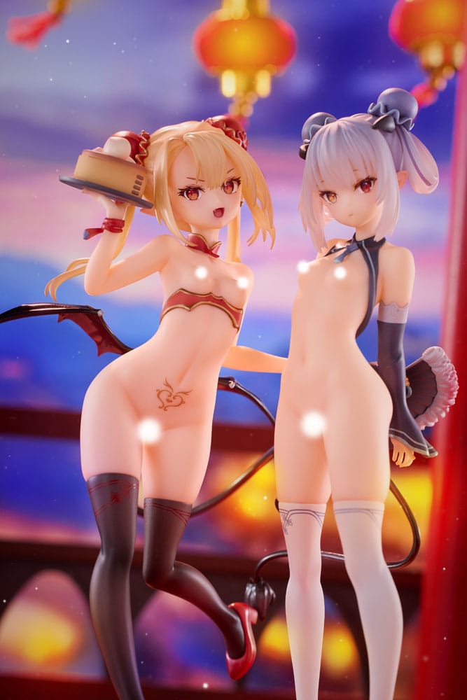 Original Character PVC Statuen 1/8 Tamano Kedama Tiffany & Chloe 16 cm   - Versand: 5-7 Tage nach Bestellung