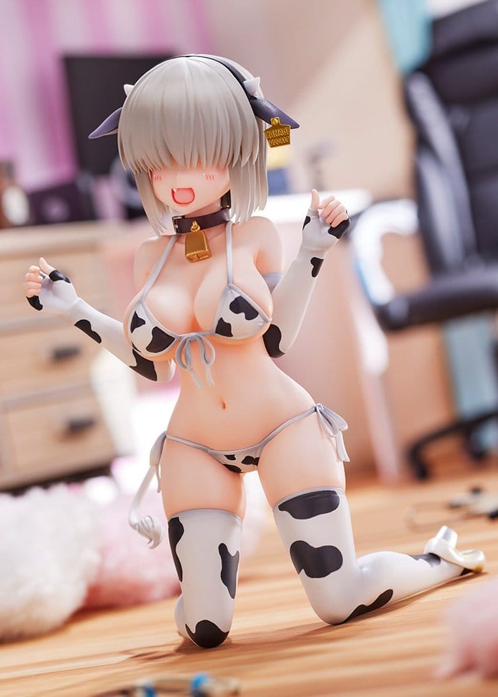 Uzaki-chan Wants to Hang Out! 2nd Season PVC Figur 1/7 Yanagi Uzaki (Cow Bikini) (re-run) 15 cm - Preorder - ETA: 25.02.2027