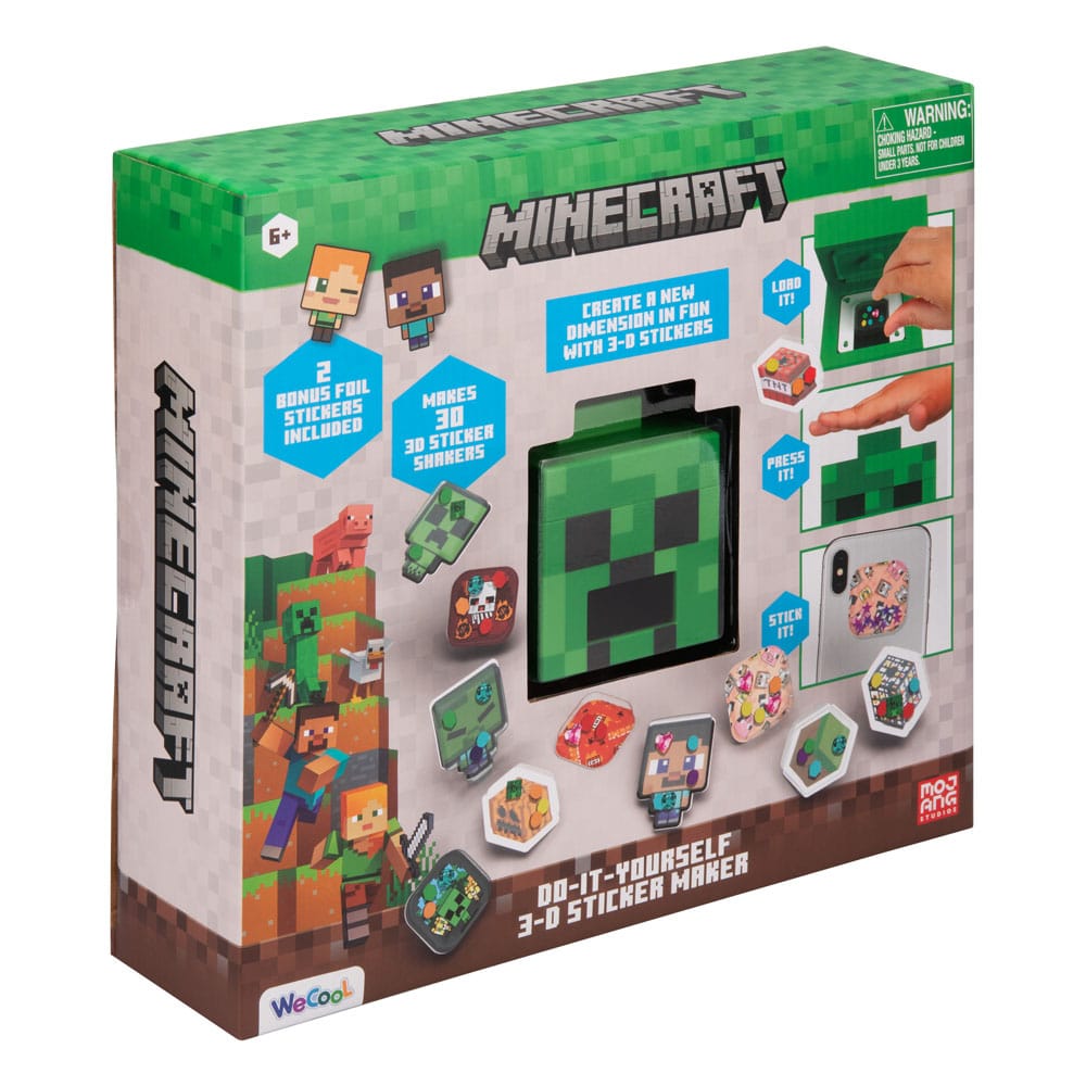 Minecraft 3D Sticker Maker   - Versand: 5-7 Tage nach Bestellung
