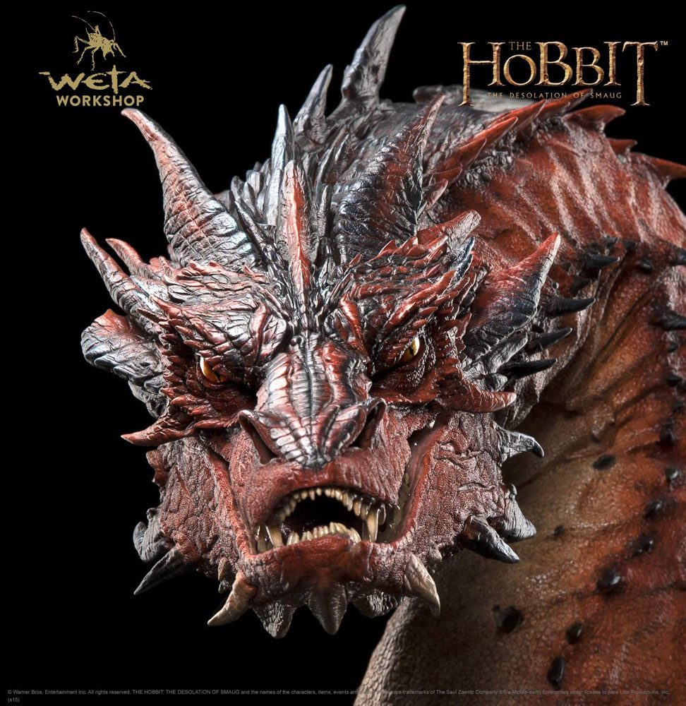 Der Hobbit Smaugs Einöde Büste Smaug 36 cm - Preorder - ETA: 25.09.2026