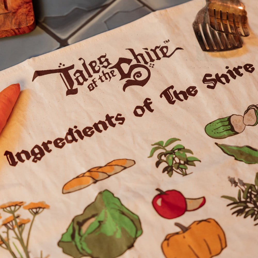 Herr der Ringe Geschirrtuch Ingredients of The Shire (Tales of the Shire (2025)) 69 cm  - Preorder - ETA: 28.09.2026