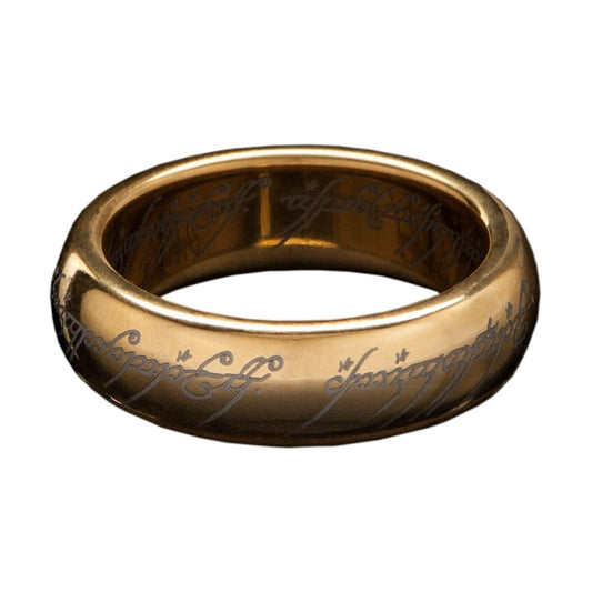 Herr der Ringe Wolfram-Ring Der Eine Ring (vergoldet) Größe 7 - Versand: 5-7 Tage nach Bestellung