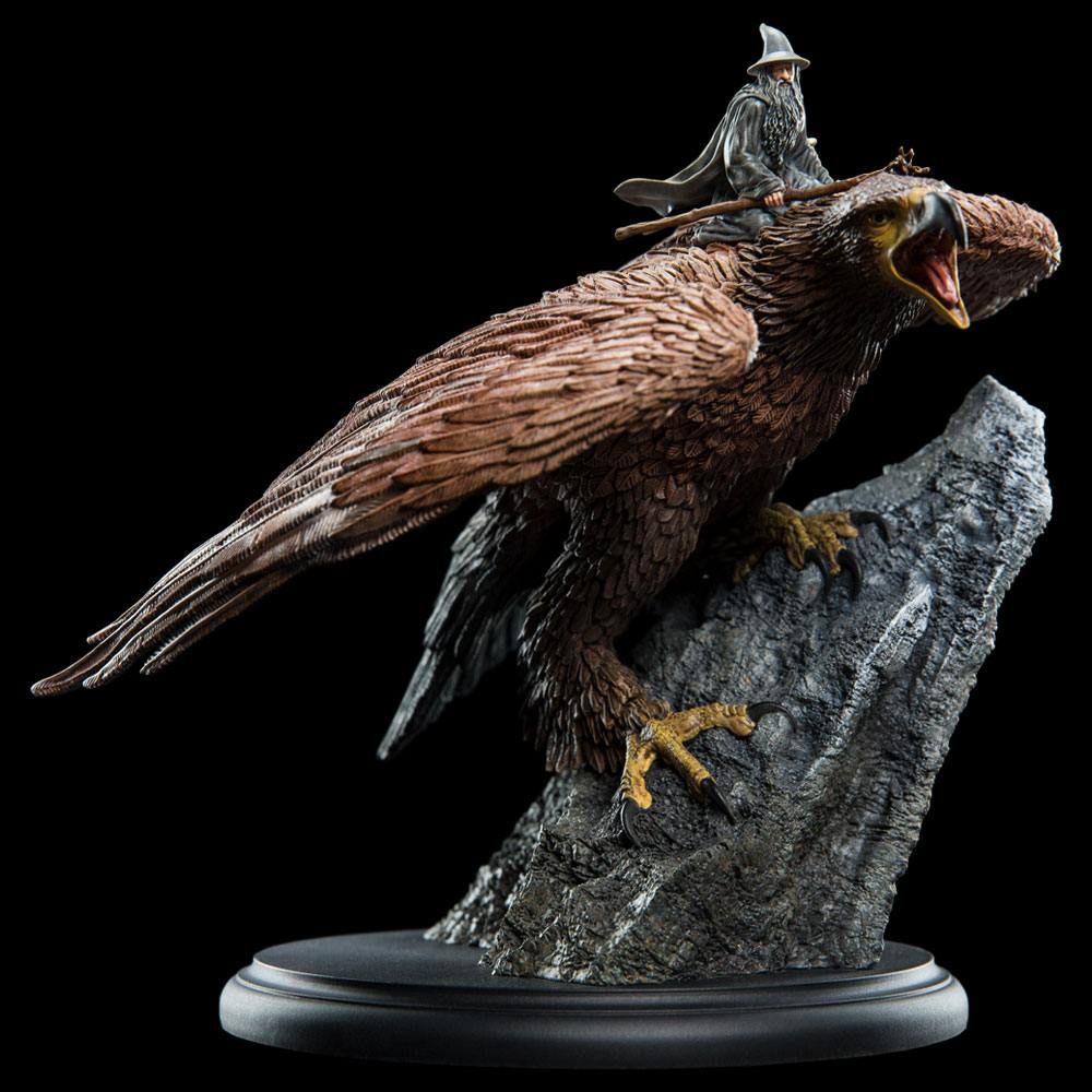Herr der Ringe Statue Gandalf on Gwaihir 15 cm - Preorder - ETA: 06.09.2025