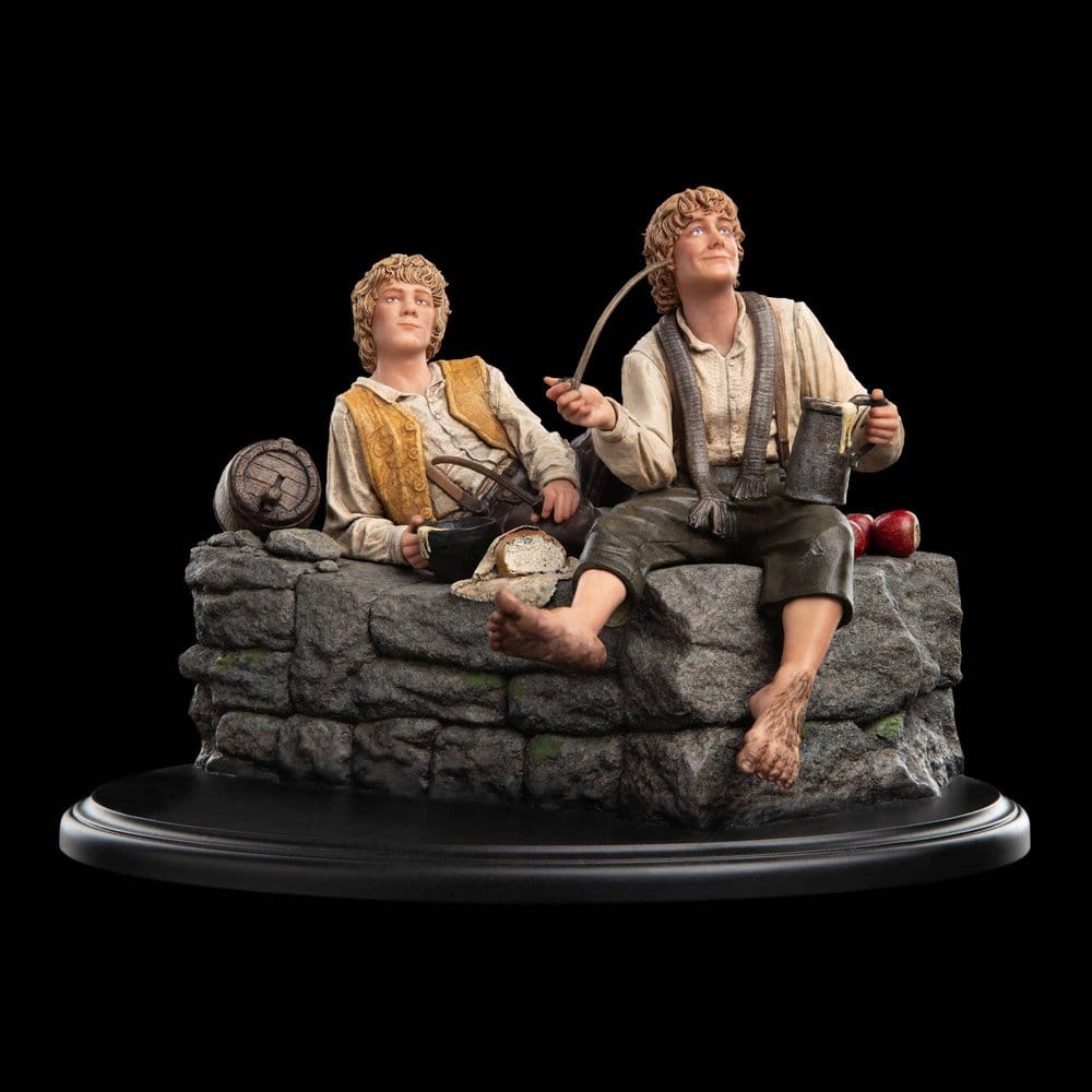 Der Herr der Ringe Mini Statue Merry und Pippin 12 cm - Preorder - ETA: 25.05.2027