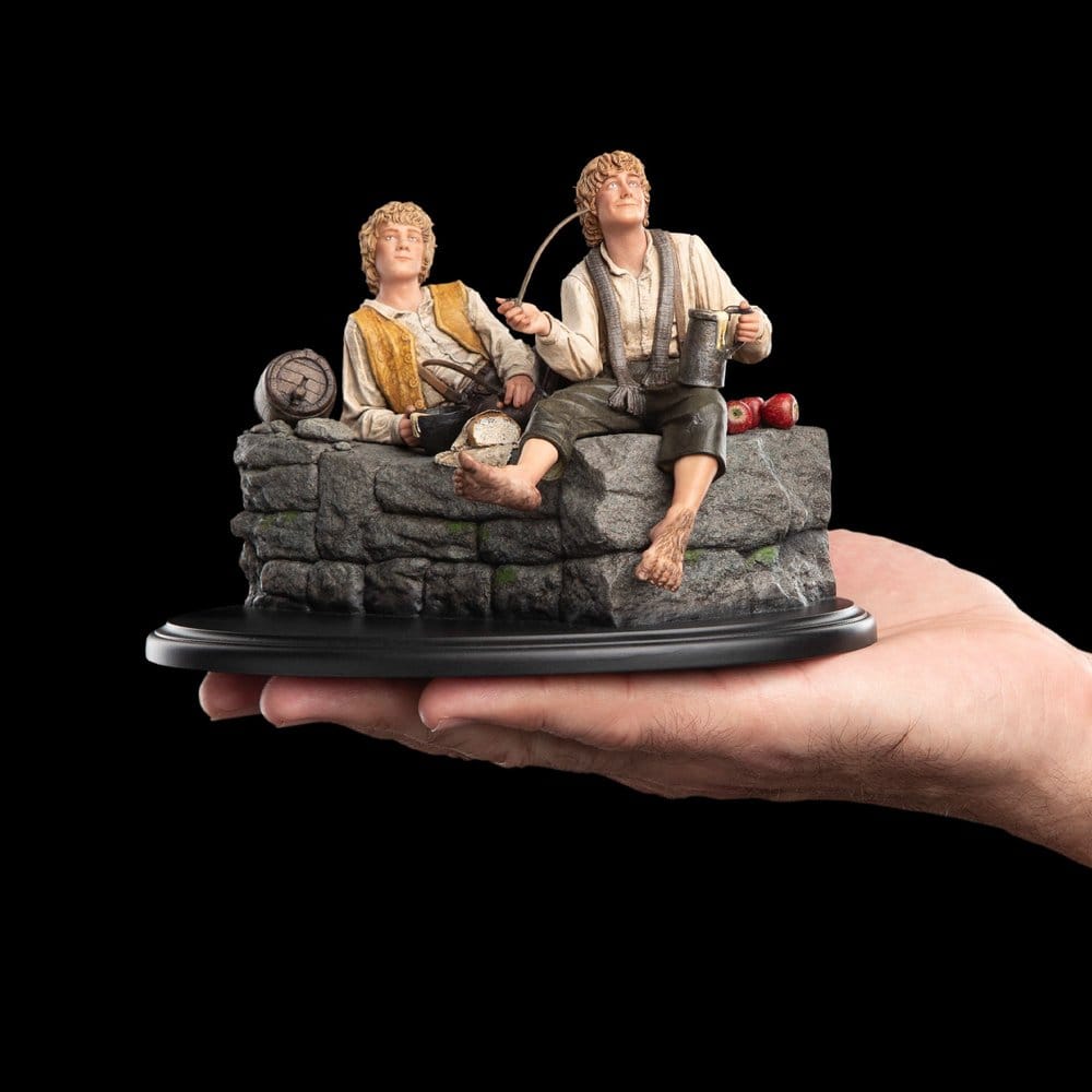 Der Herr der Ringe Mini Statue Merry und Pippin 12 cm - Preorder - ETA: 25.05.2027