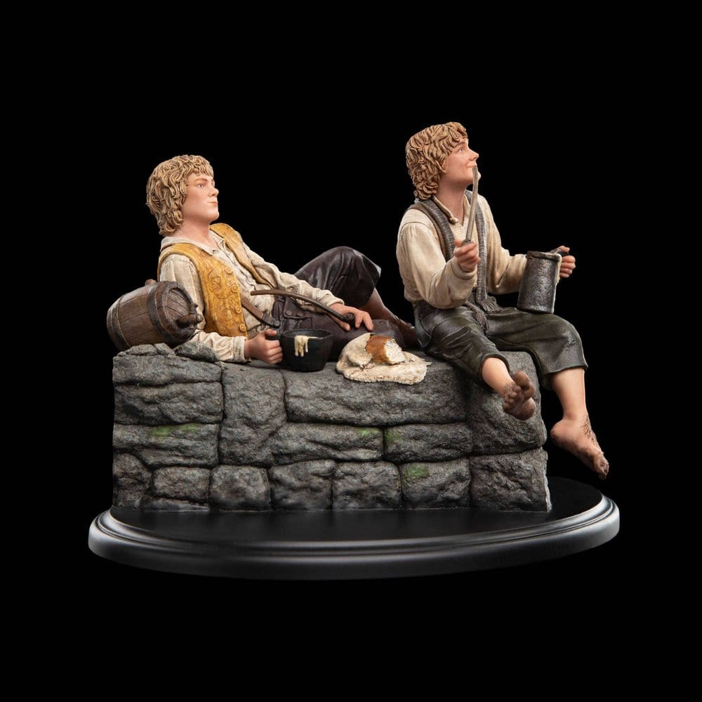Der Herr der Ringe Mini Statue Merry und Pippin 12 cm - Preorder - ETA: 25.05.2027