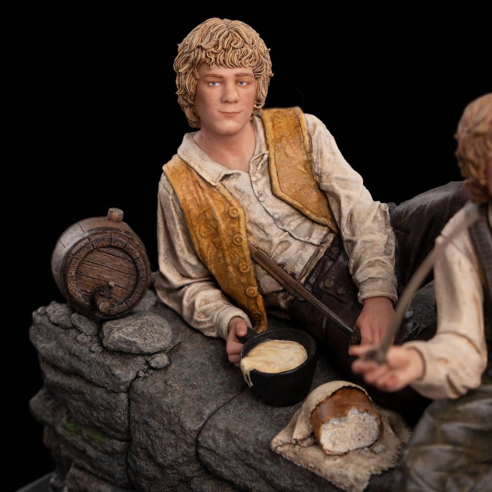 Der Herr der Ringe Mini Statue Merry und Pippin 12 cm - Preorder - ETA: 25.05.2027