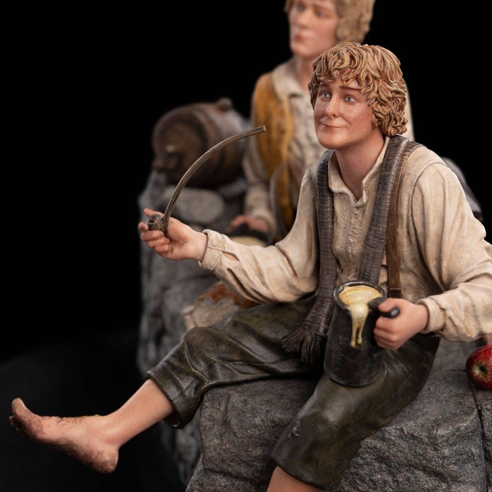 Der Herr der Ringe Mini Statue Merry und Pippin 12 cm - Preorder - ETA: 25.05.2027