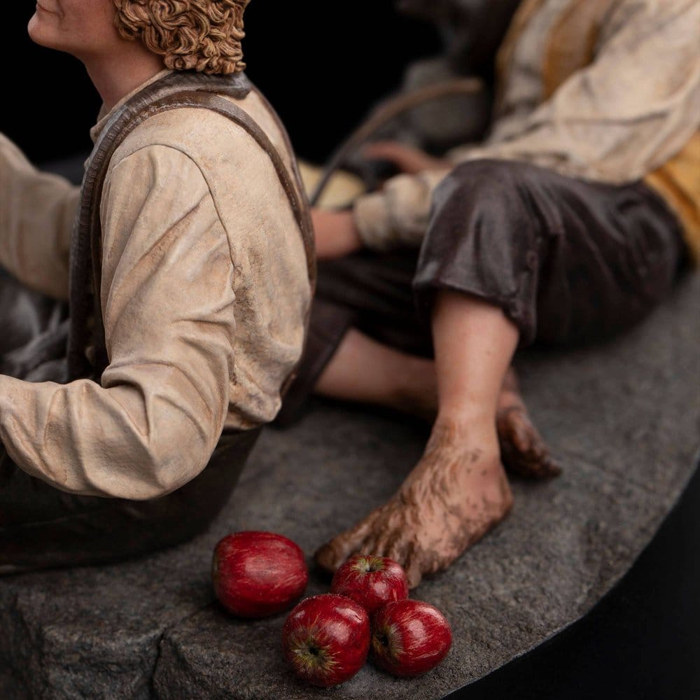 Der Herr der Ringe Mini Statue Merry und Pippin 12 cm - Preorder - ETA: 25.05.2027