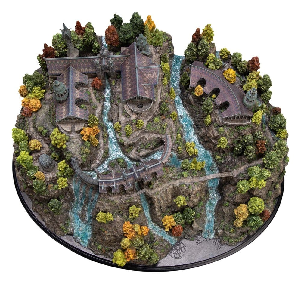 Der Herr der Ringe Miniatur Umgebung Rivendell 28 cm - Preorder - ETA: 25.09.2026