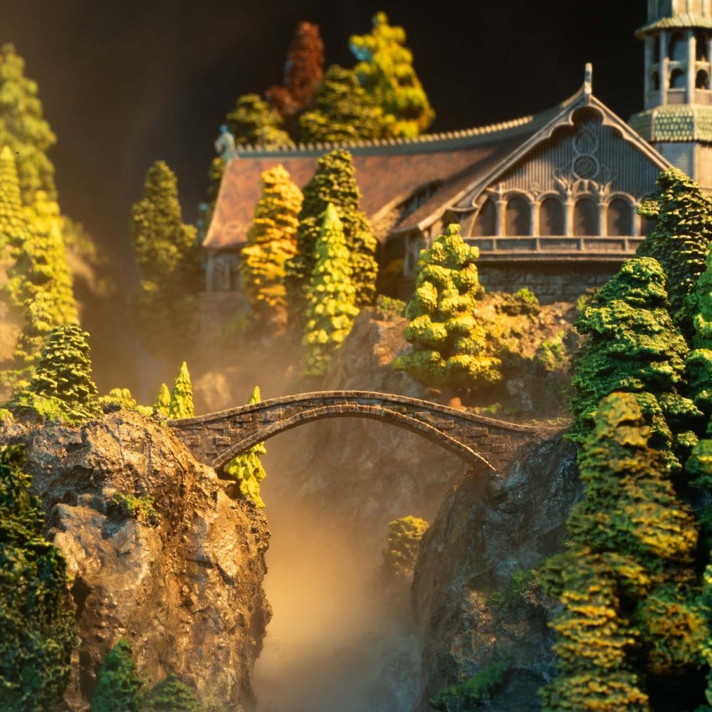 Der Herr der Ringe Miniatur Umgebung Rivendell 28 cm - Preorder - ETA: 25.09.2026