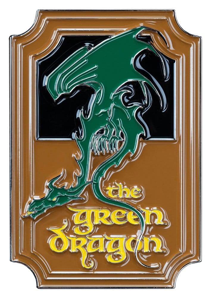 Herr der Ringe Magnet The Green Dragon (Enamel) 7 cm  - Versand: 7 Tage nach Bestellung